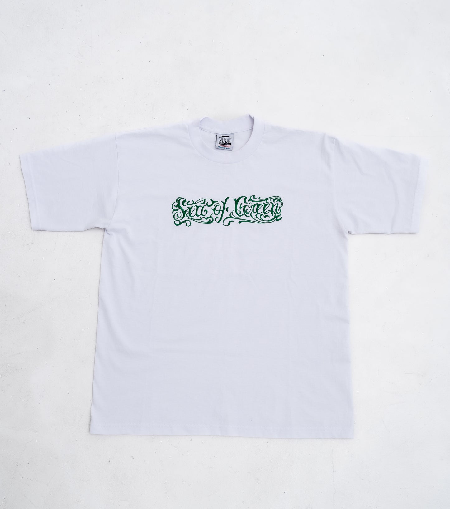 SEA OF GREEN LOGO TEE / WHITE