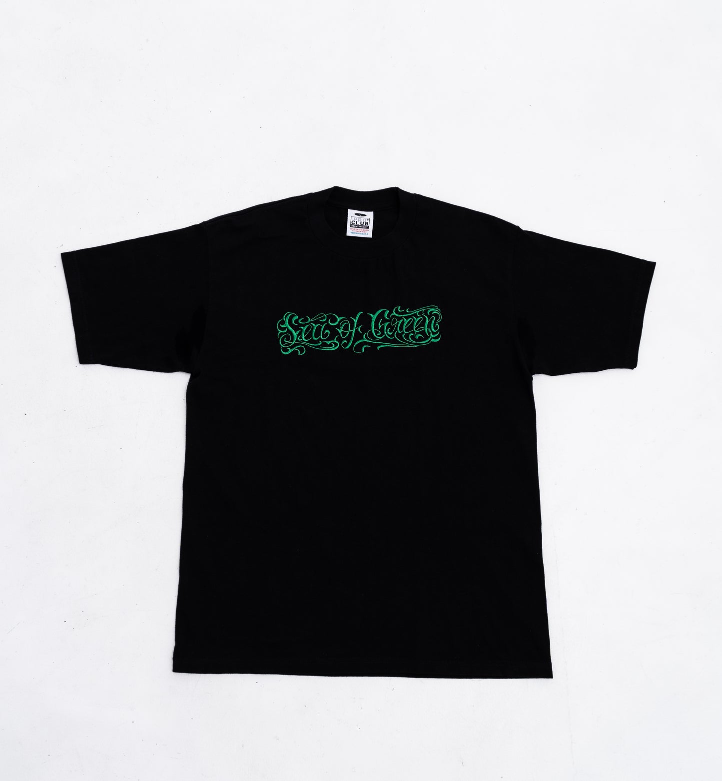 SEA OF GREEN LOGO TEE / BLACK